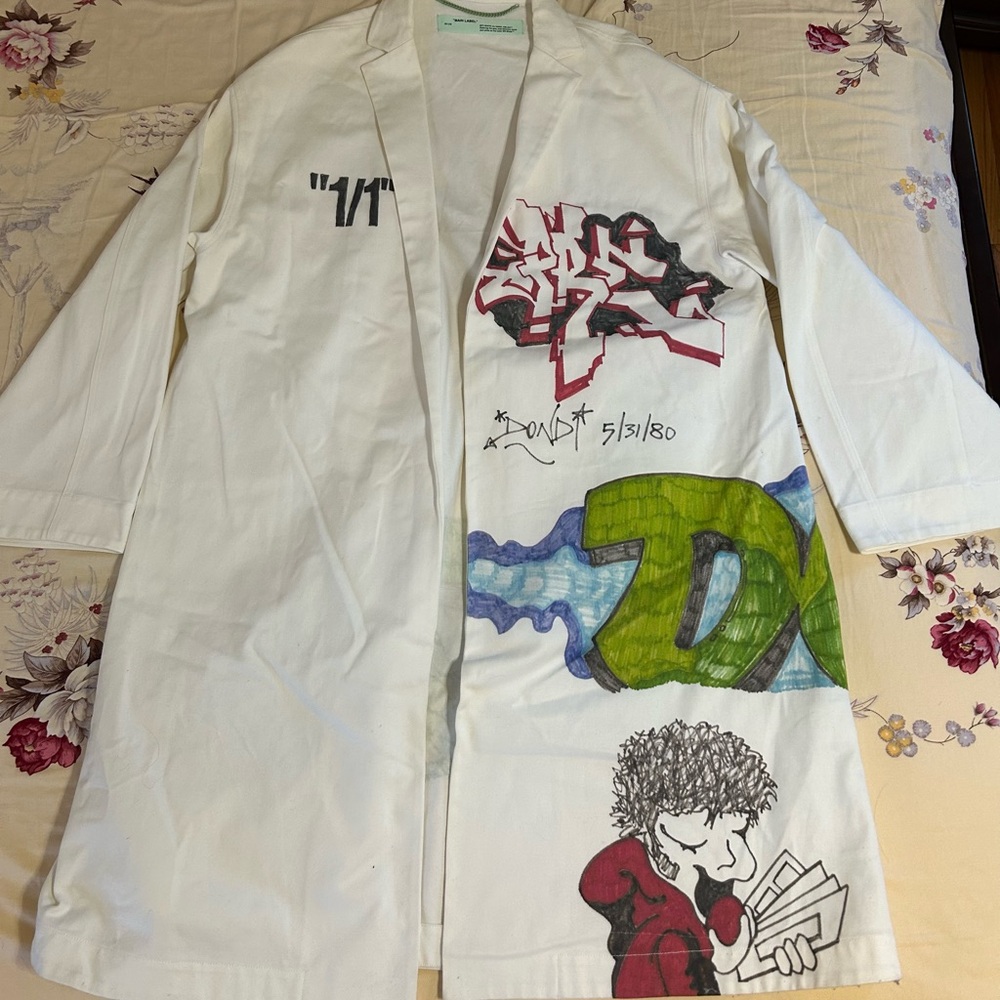 Off-White Oversized Outerwear, Large. - image 1